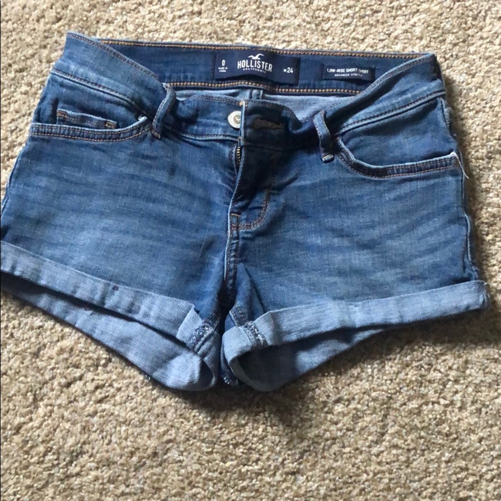 Hollister super stretch jean shorts